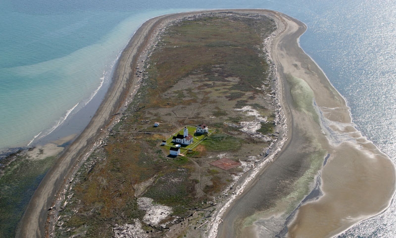New Dungeness Lighthouse on the Olympic Peninsula