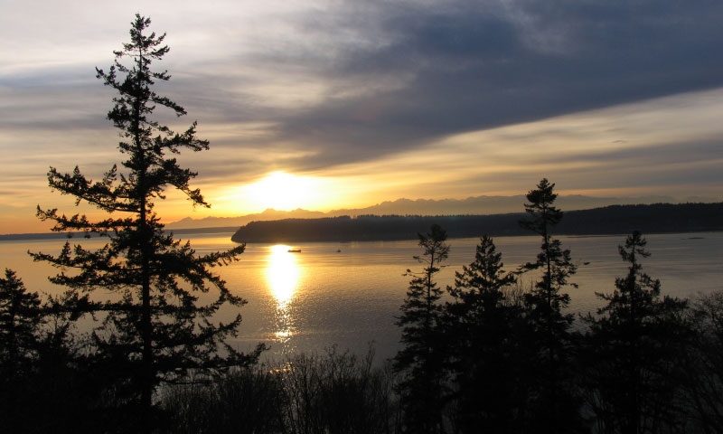 The Puget Sound from Whidbey Island