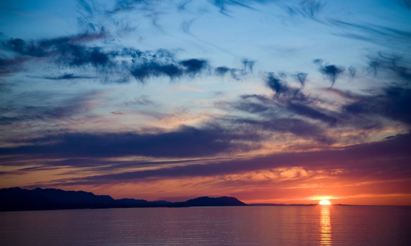 Sequim Bay and the Strait of Juan de Fuca