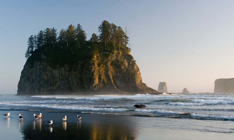 Second Beach at La Push in Olympic National Park