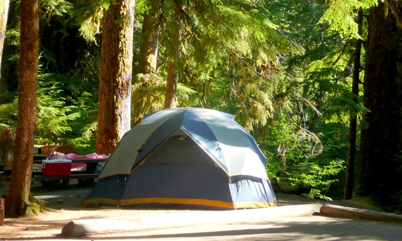 Sol Duc Campground in Olympic National Park